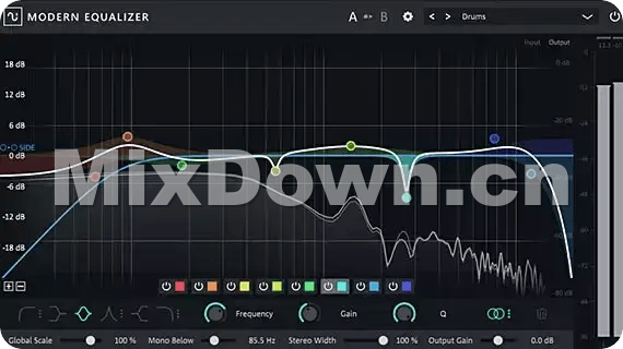 【均衡】AUDIO PLUGIN UNION modernEQ v1.0.33-混音中国