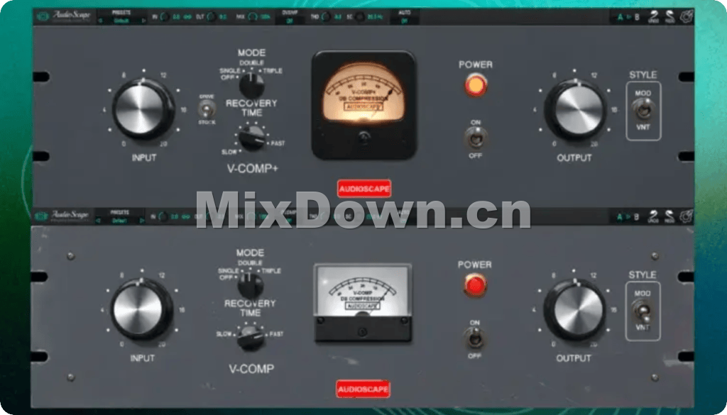 【压缩】AudioScape V-Comp v1.0.3-GTA - 混音中国-混音中国