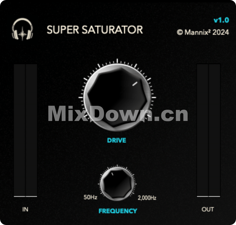 【饱和】Mannix Squared Audio Super Saturator v1.0 - 混音中国-混音中国