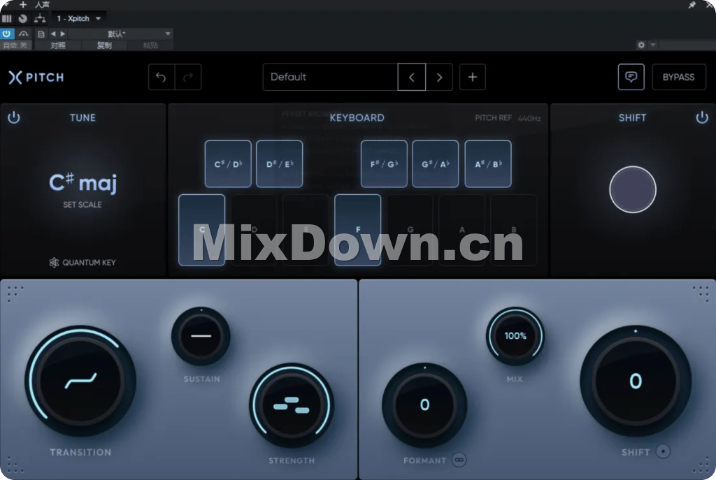 【音高校正】Nuro Audio Xpitch v1.0.2-TCD - 混音中国-混音中国