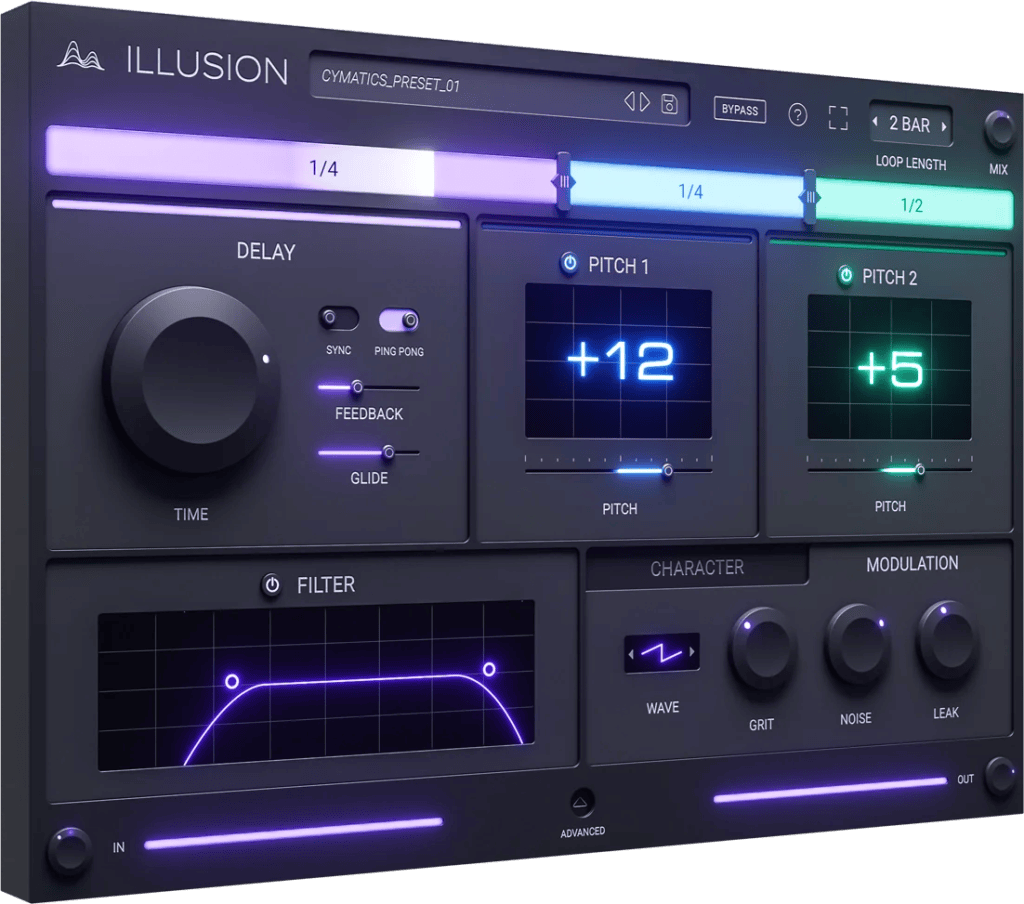 【延时】Cymatics Illusion v1.0.0-TCD - 混音中国-混音中国