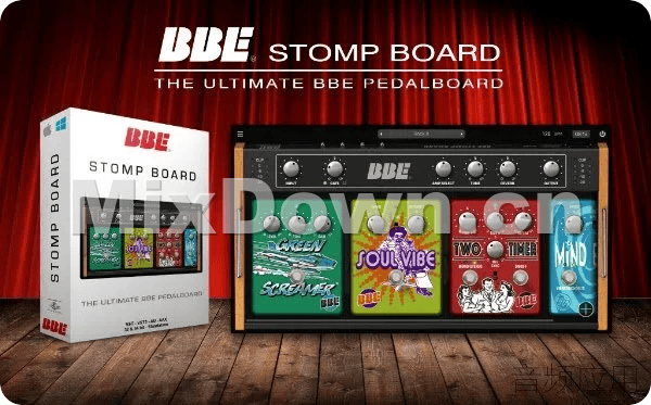 【吉他效果器】BBE Sound Stomp Board v1.6.0 - 混音中国-混音中国