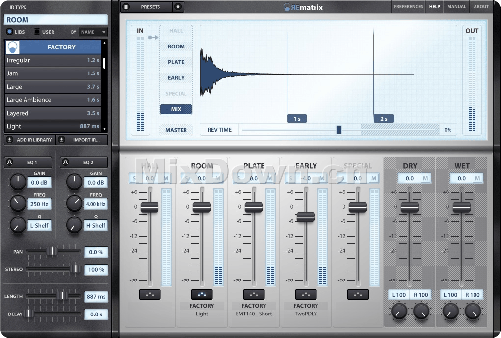 【混响】Overloud REmatrix v1.2.12 WIN&MAC - 混音中国-混音中国