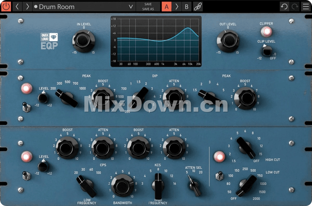 【模拟均衡】Overloud Gem EQP v1.0.3 WIN&MAC - 混音中国-混音中国