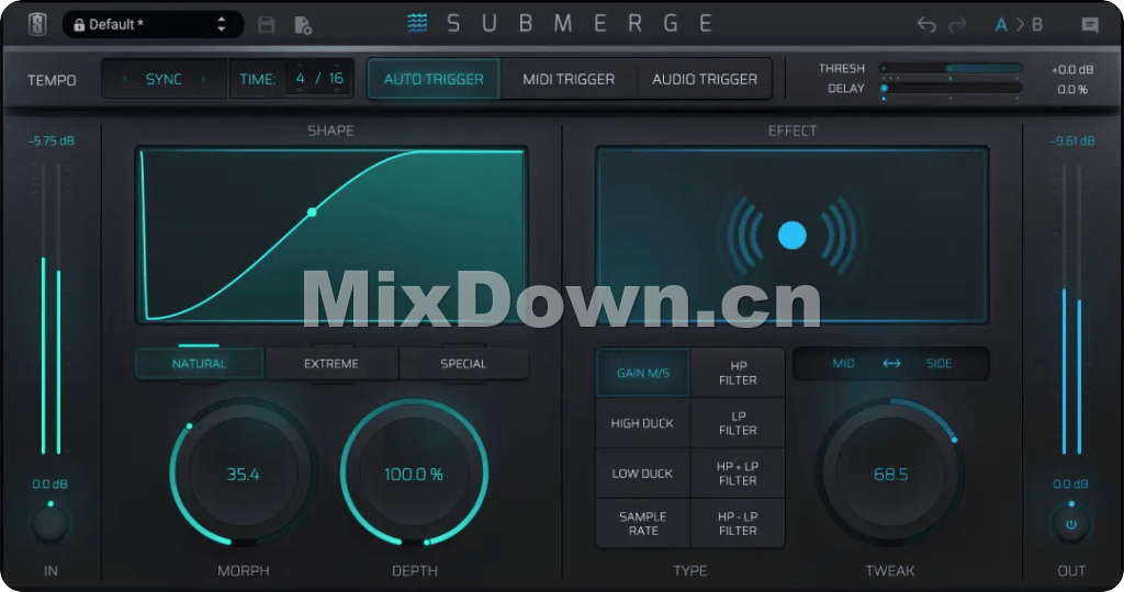 【自动侧链】Slate Digital Submerge v1.0.1 WIN版 - 混音中国-混音中国
