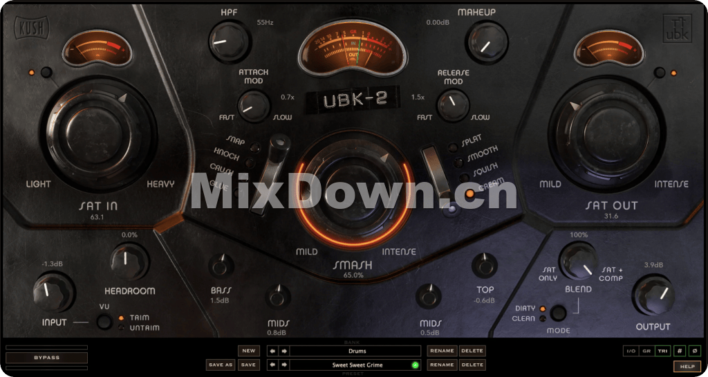 【压缩效果器】Kush Audio UBK-2 v1.0.1 WIN&MAC - 混音中国-混音中国