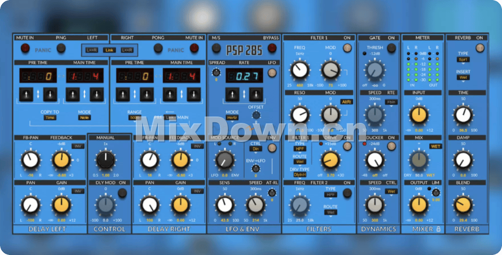 【延迟】PSPaudioware PSP 285 v1.0.0 WIN版 - 混音中国-混音中国