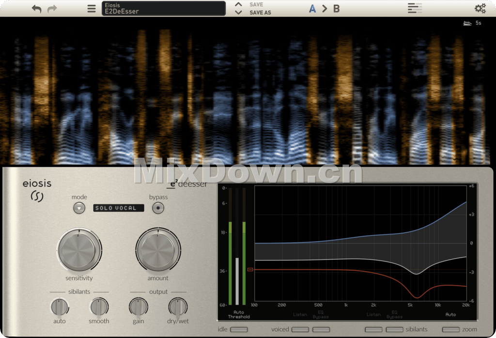 【去齿音】Slate Digital Eiosis E2Deesser v1.1.5.0 WIN版 - 混音中国-混音中国