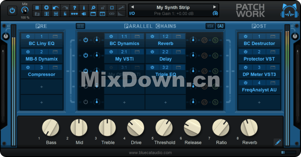 【综合】Blue Cats PatchWork v2.60 WIN & mac-混音中国