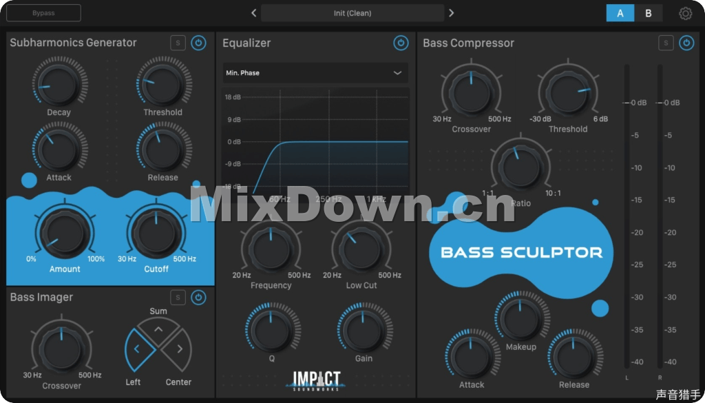 【低频塑造】Impact Soundworks Bass Sculptor v1.0.3 WIN版 - 混音中国-混音中国