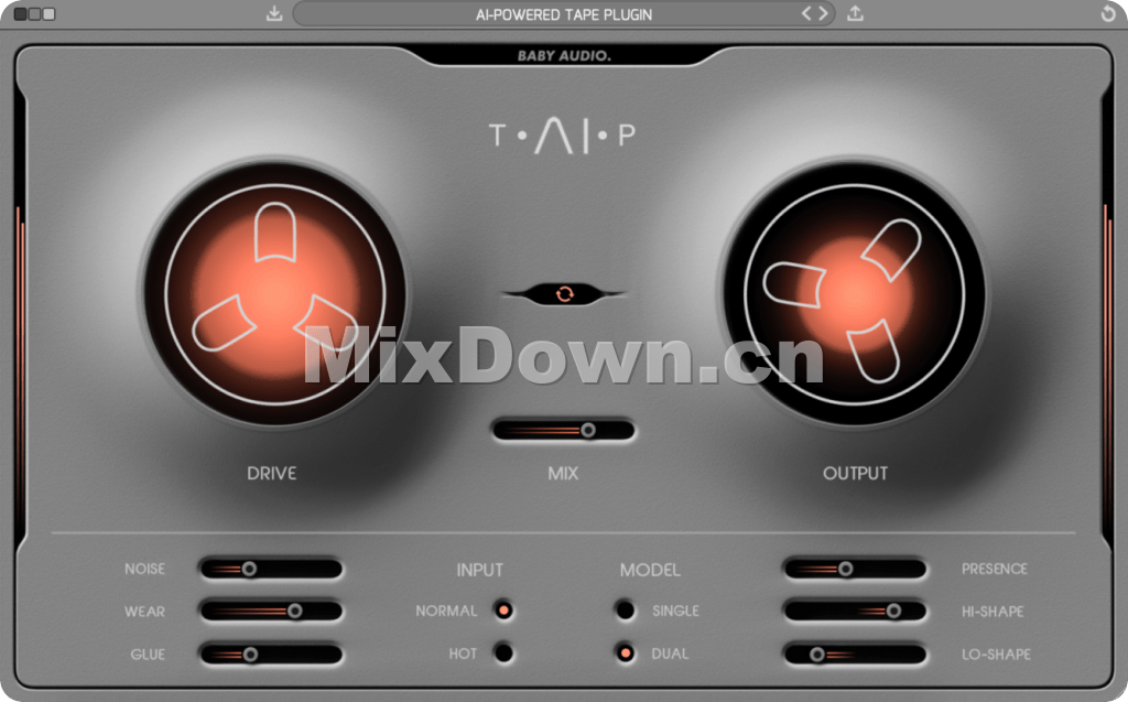 【磁带仿真】Baby Audio TAIP v1.0.2 Regged WIN&MAC - 混音中国-混音中国