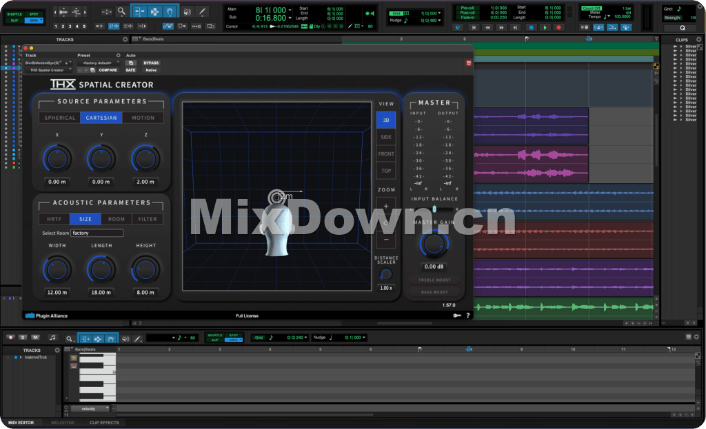 【空间效果】Plugin Alliance THX Spatial Creator v1.0.0 WIN版 - 混音中国-混音中国