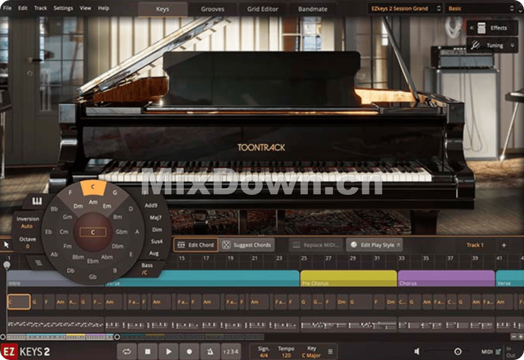 【钢琴】Toontrack EZkeys v2.1.1 WIN&MAC&完整扩展包音色库-混音中国