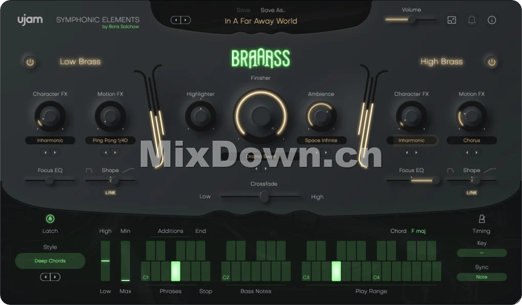 【铜管】UJAM Symphonic Elements BRAAASS v1.1.1 MAC - 混音中国-混音中国