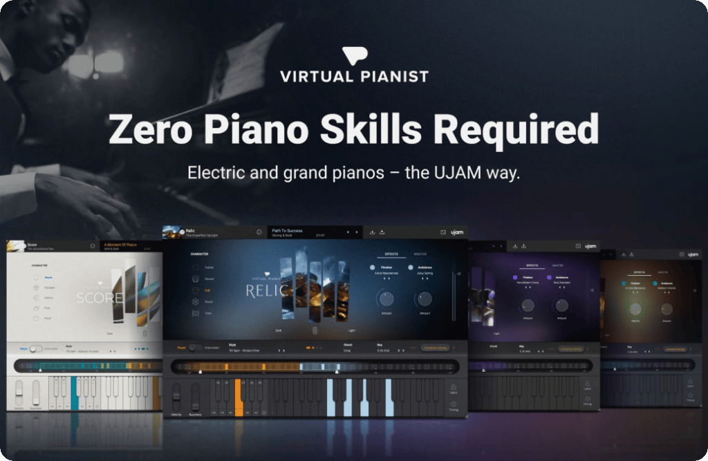 【智能钢琴音源】UJAM Virtual Pianist bundle v1.3.1 WIN版 - 混音中国-混音中国