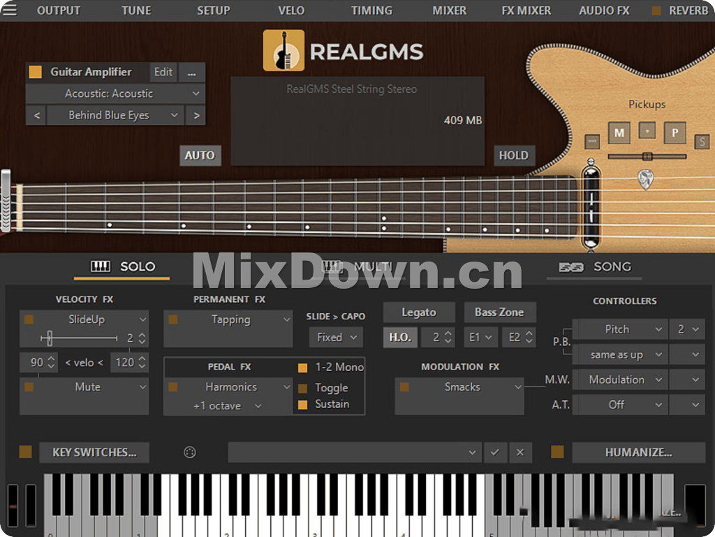 【钢弦吉他】MusicLab RealGMS v1.0.0 WIN版（附带安装教程） - 混音中国-混音中国