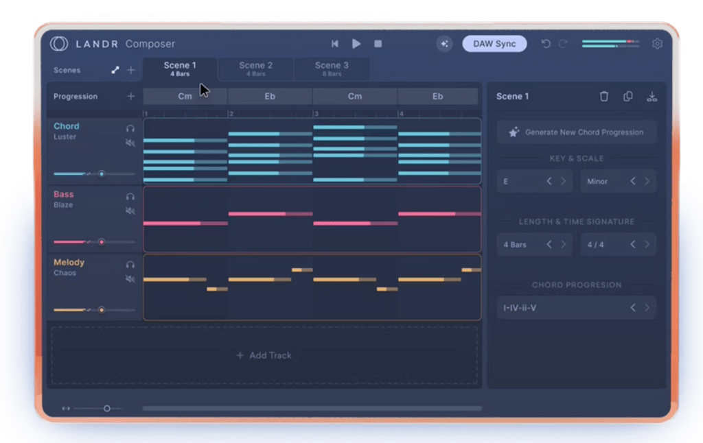 【MIDI和弦】LANDR Composer v1.0.2 WIN版 - 混音中国-混音中国