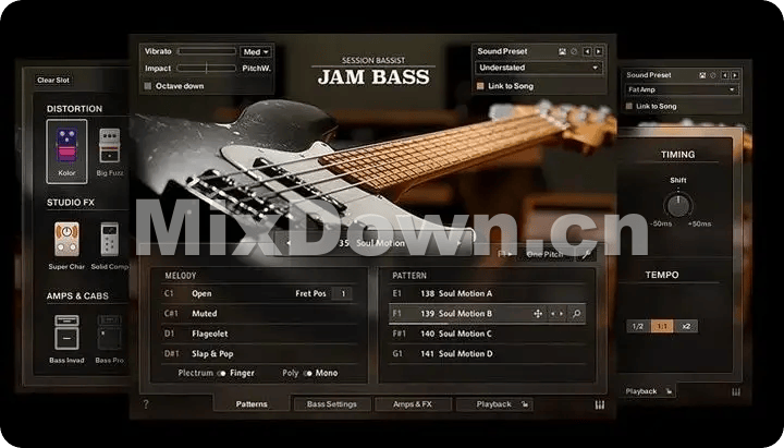 【电贝司音源】Native Instruments Session Bassist Jam Bass v1.0.1 - 混音中国-混音中国